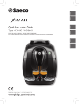 Saeco XSmall HD8642 Quick start guide