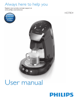 SENSEO® HD7854/80 User manual