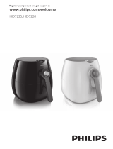Philips HD9220 Viva Collection Airfryer Fritteuse User manual