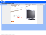 Philips 190C7FS/00 User manual
