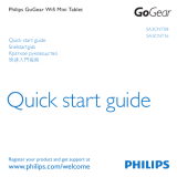 Philips SA3CNT16K/12 Quick start guide