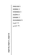 Philips HQ9170/16 User manual