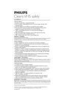 Philips SVC2500 User manual