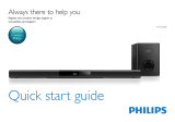 Philips HTL2163B/78 Quick start guide