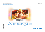 Philips 42PFL8606D/77 Quick start guide