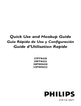 Philips 30PW8420/37 Quick start guide