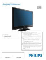 Philips 32PFL3514D/F7 User manual