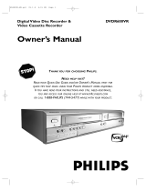 Philips DVDR600VR/37B User manual