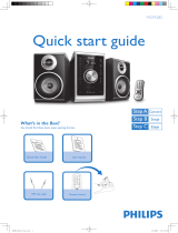 Philips MCM285/07 Quick start guide