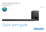 Philips HTL3170B/37 Quick start guide