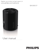 Philips SBA3011BLU/37 User manual