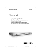 Philips DVP3040K/98 User manual