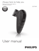 Philips QC5560/15 User manual