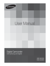 Samsung HMX-M20 User manual