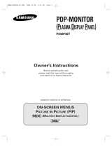 Samsung PS-42P3ST User manual