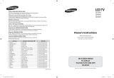Samsung LE-40N71B User manual