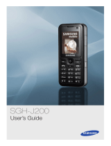 Samsung SGH-J200 User manual