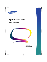 Samsung 750ST User manual