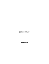 Samsung b7620 giorgio armani User manual