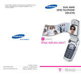 Samsung SGH-E700 User manual