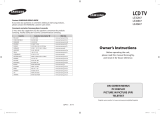 Samsung LE32N7 User manual