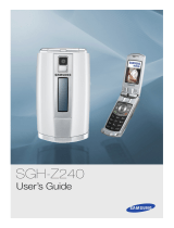 Samsung SGH-Z240E Quick start guide