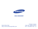 Samsung WEP475 User manual