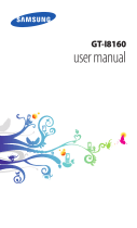 Samsung GT-I8160 User manual