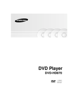 Samsung DVD-HD870 Owner's manual