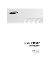 Samsung DVD-HD860 User manual