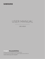 Samsung UBD-K8500 User manual