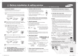 Samsung RS25J5008SG/AP Quick start guide