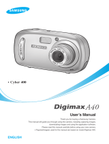 Samsung DIGIMAX A40 User manual