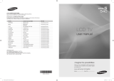 Samsung LN40B540P8F User manual