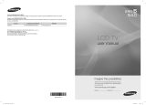 Samsung LN32C540F2D User manual