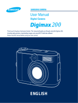 Samsung Digimax 200 User manual