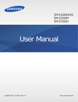 Samsung SM-E500M User manual