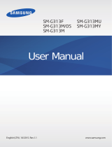 Samsung SM-G313F User manual