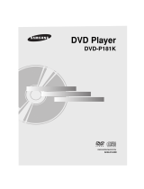 Samsung DVD-P181K User manual