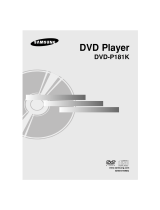 Samsung DVD-P181K User manual