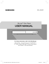 Samsung BD-J4500R Quick start guide