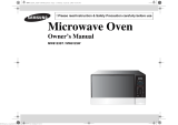 Samsung MW8123W User manual