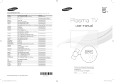 Samsung PS51E550D1W Quick start guide