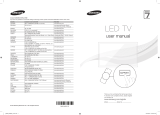 Samsung UE40ES7080U Quick start guide