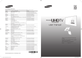 Samsung UE78HU8505Q Quick start guide