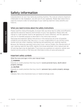 Samsung WW70J5535MW Quick start guide