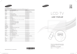 Samsung LE32E425E2W Quick start guide