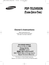 Samsung PS-42Q7HD Owner's manual