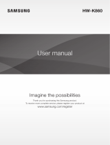 Samsung HW-K860 User manual