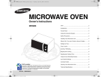 Samsung MW82N-S User manual
